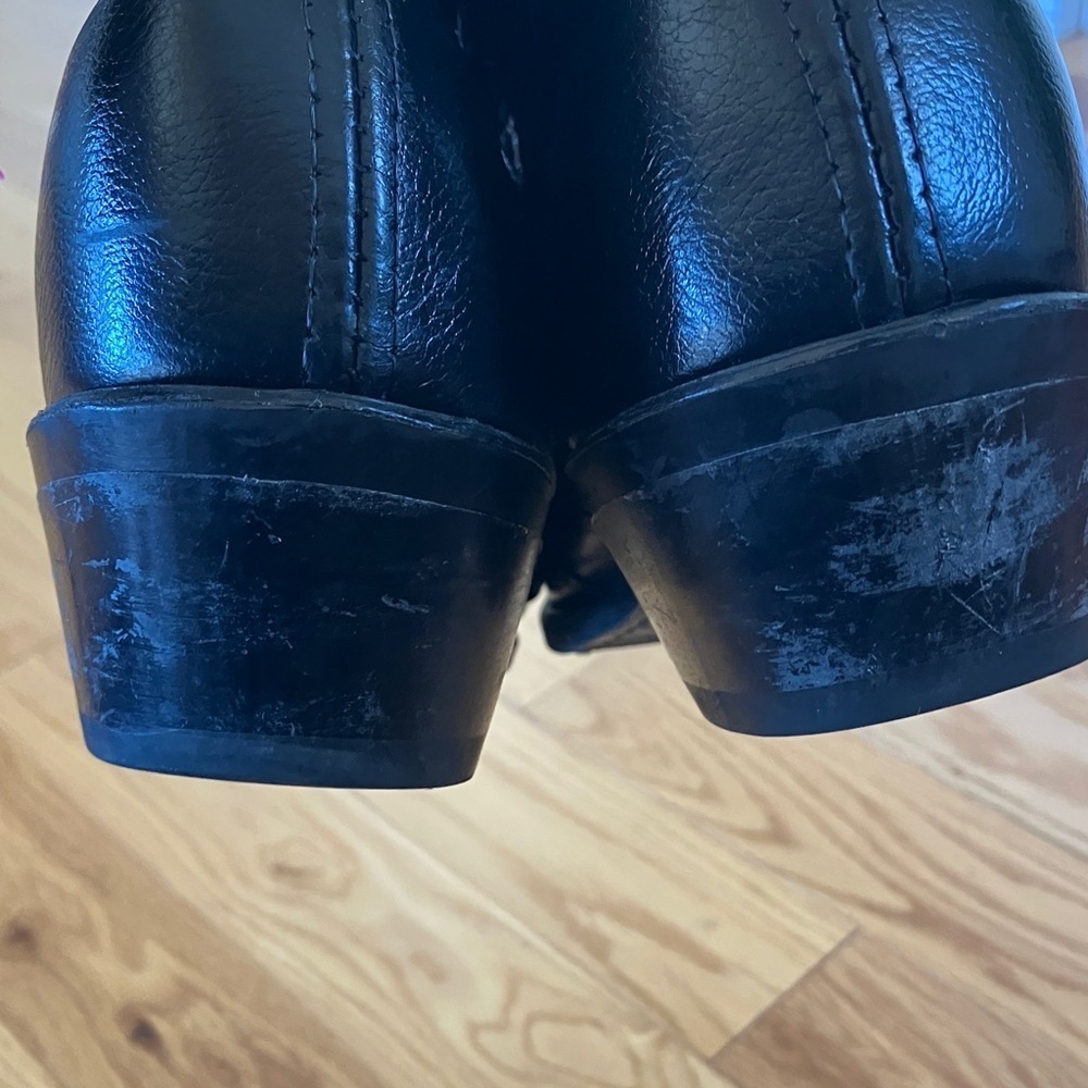Black Leather Men's Boots - Picture 4 of 8